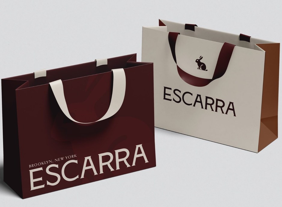Escarra branded bags