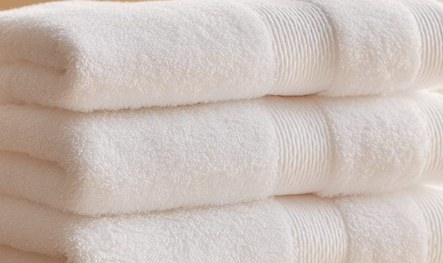 Stack of white towels