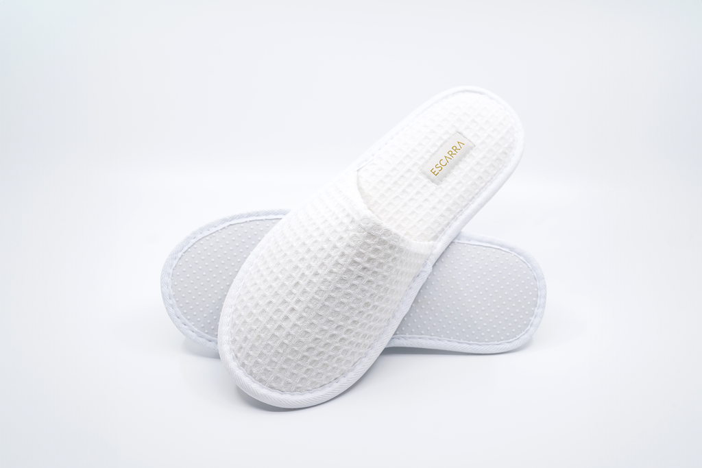 Escarra Waffle Weave Slippers